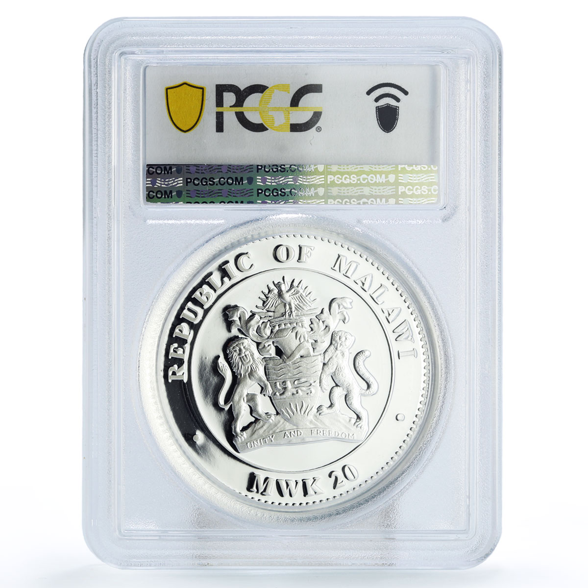 Malawi 20 kwacha Lunar Calendar Lu Tiger Year PR69 PCGS silver coin 2010