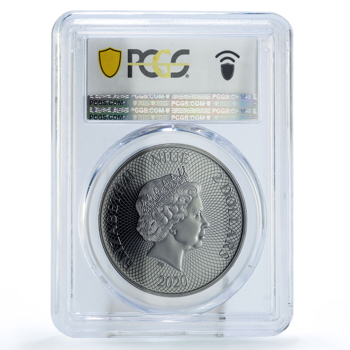 Niue 2 dollars Conservation Desert Life Jackal Dog MS69 PCGS silver coin 2020