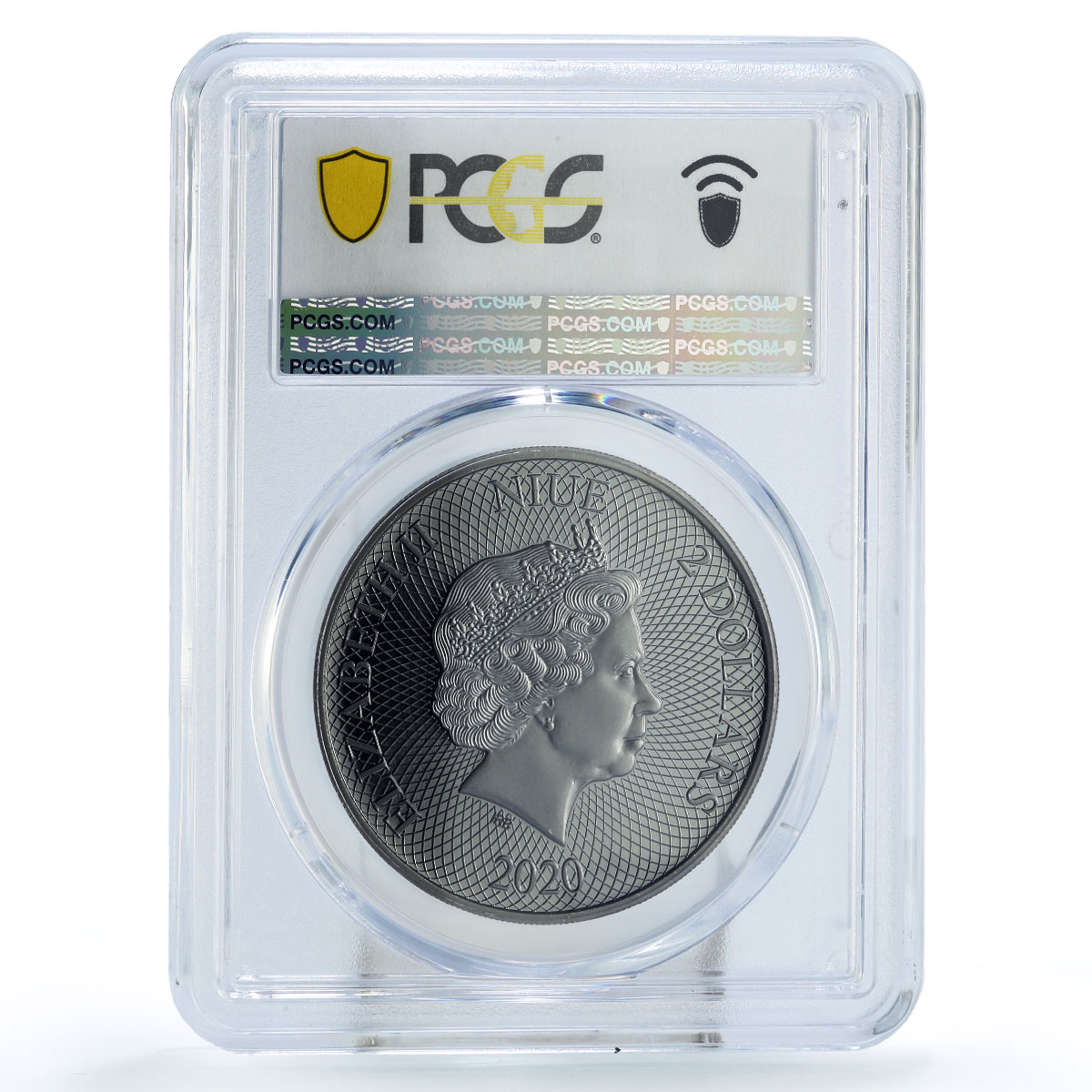 Niue 2 dollars Conservation Desert Life Sand Cat MS68 PCGS silver coin 2020