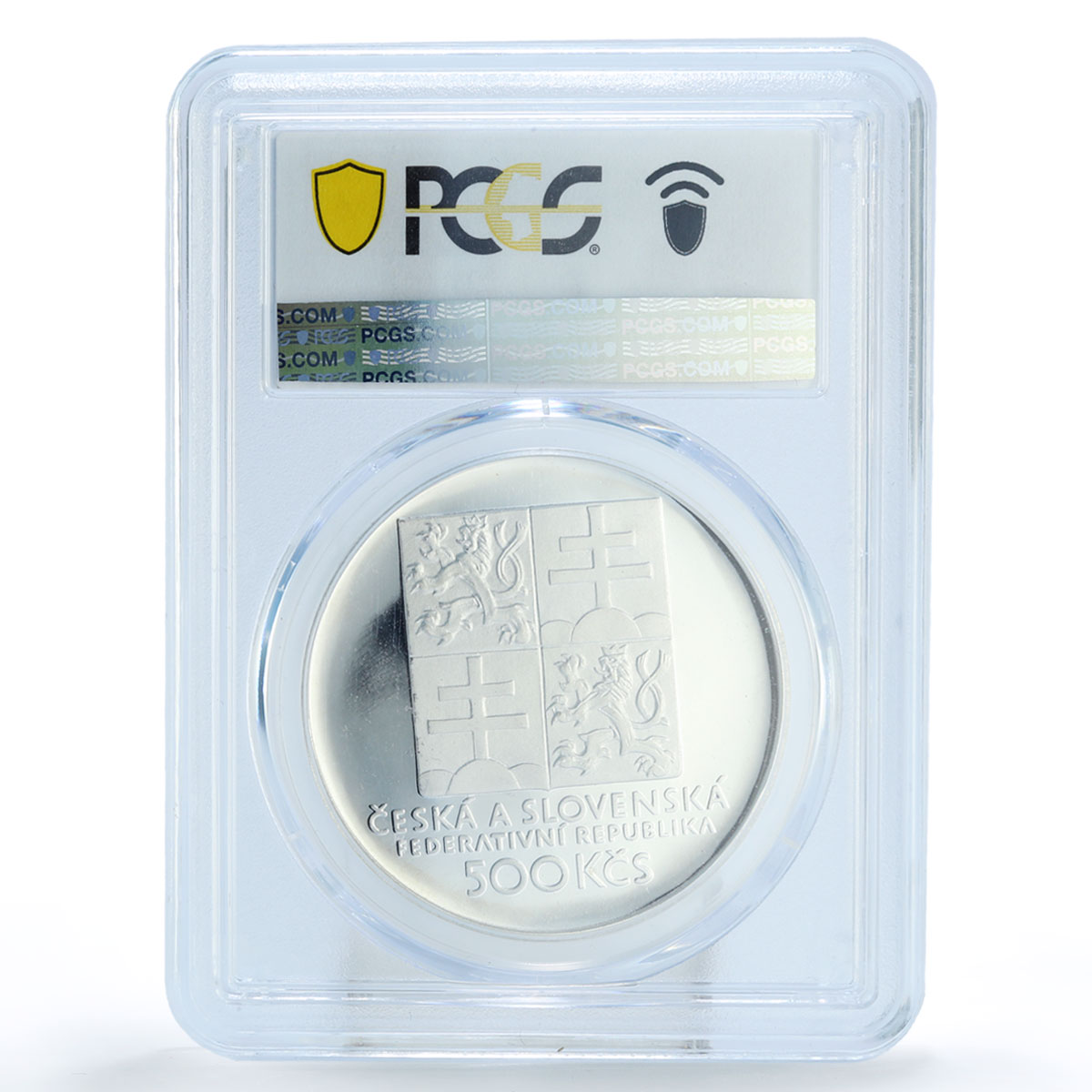 Czechoslovakia 500 korun Tennis 100th Anniversary PR66 PCGS silver coin 1993