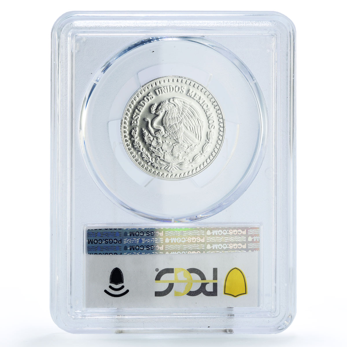 Mexico 1/4 onza Libertad Angel of Independence MS67 PCGS silver coin 2002