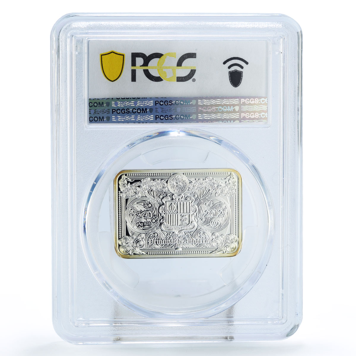 Andorra 5 diners Jesus Christ Miracles Lazarus Resurrection PR68 PCGS coin 2012