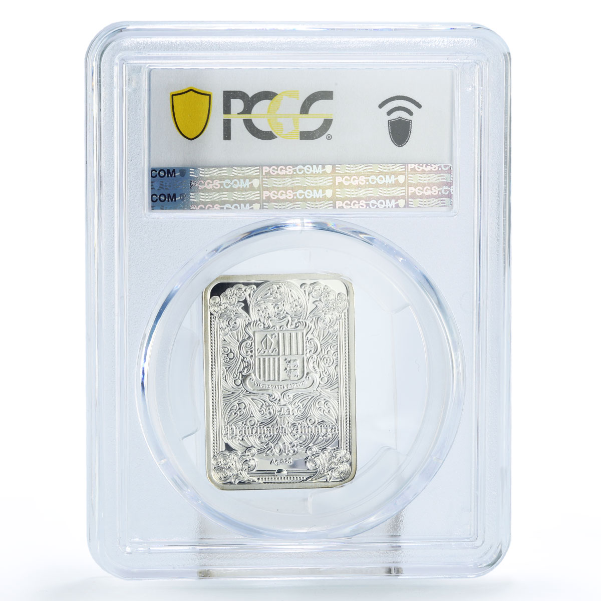 Andorra 5 diners Jesus Christ Miracles Resurrection PR69 PCGS silver coin 2013