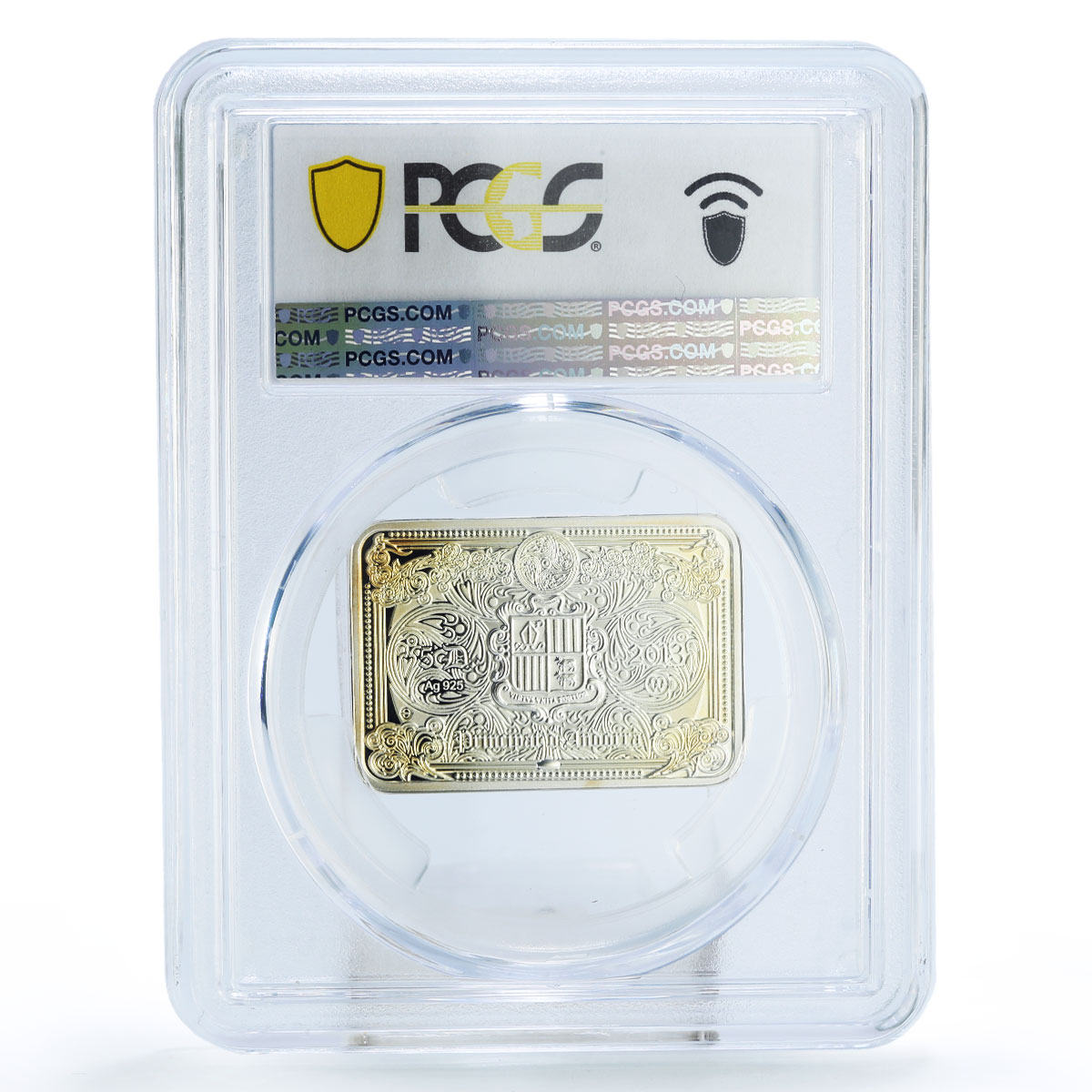 Andorra 5 diners Jesus Christ Miracles Cana Marriage PR69 PCGS silver coin 2013
