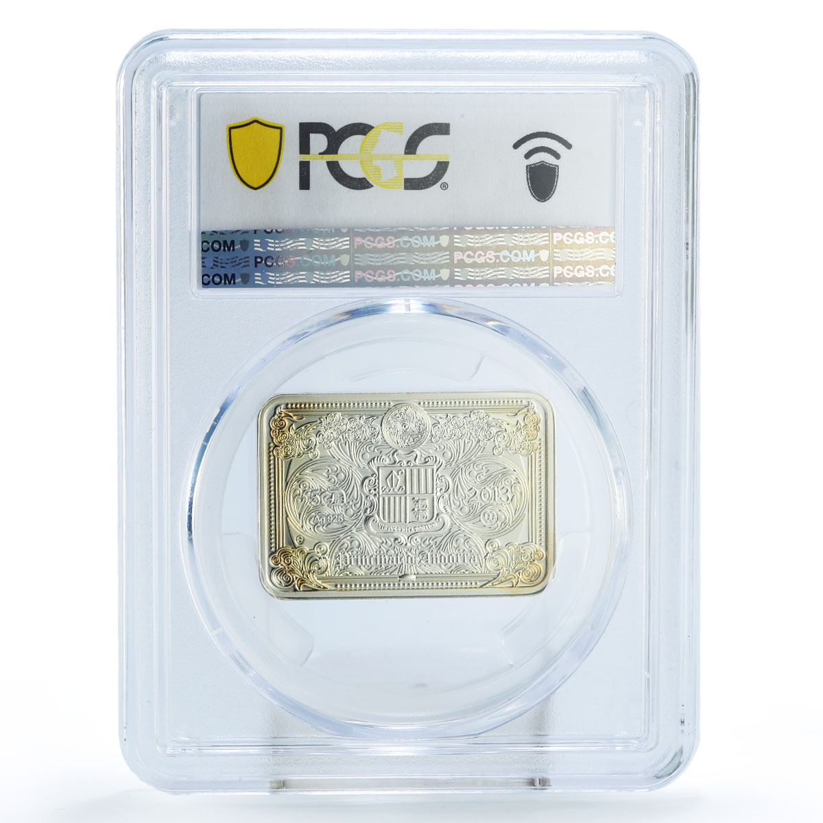 Andorra 5 diners Jesus Christ Miracles Transfiguration PR69 PCGS Ag coin 2013
