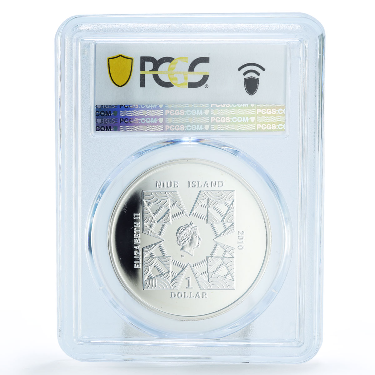 Niue 1 dollar Great Commanders Sitting Bull Chief PR69 PCGS silver coin 2010