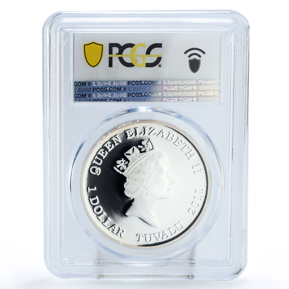 Tuvalu 1 dollar Seafaring Santa Maria Ship Clipper PR70 PCGS silver coin 2011