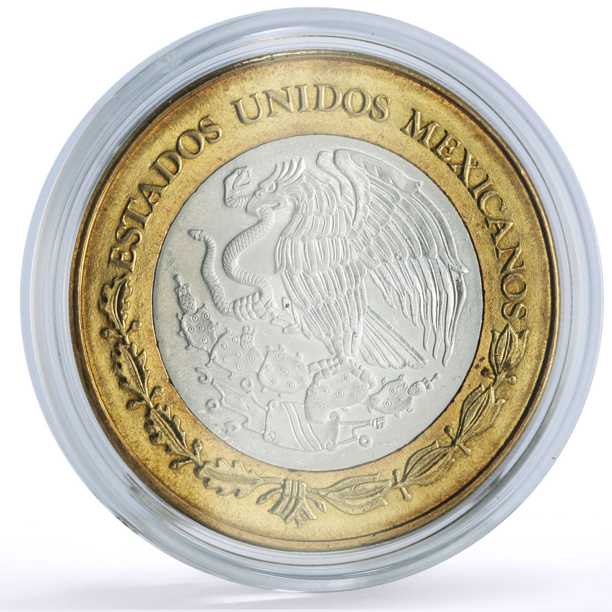 Mexico 100 pesos Cervantes Don Quijote Anniversary Literature bimetal coin 2005
