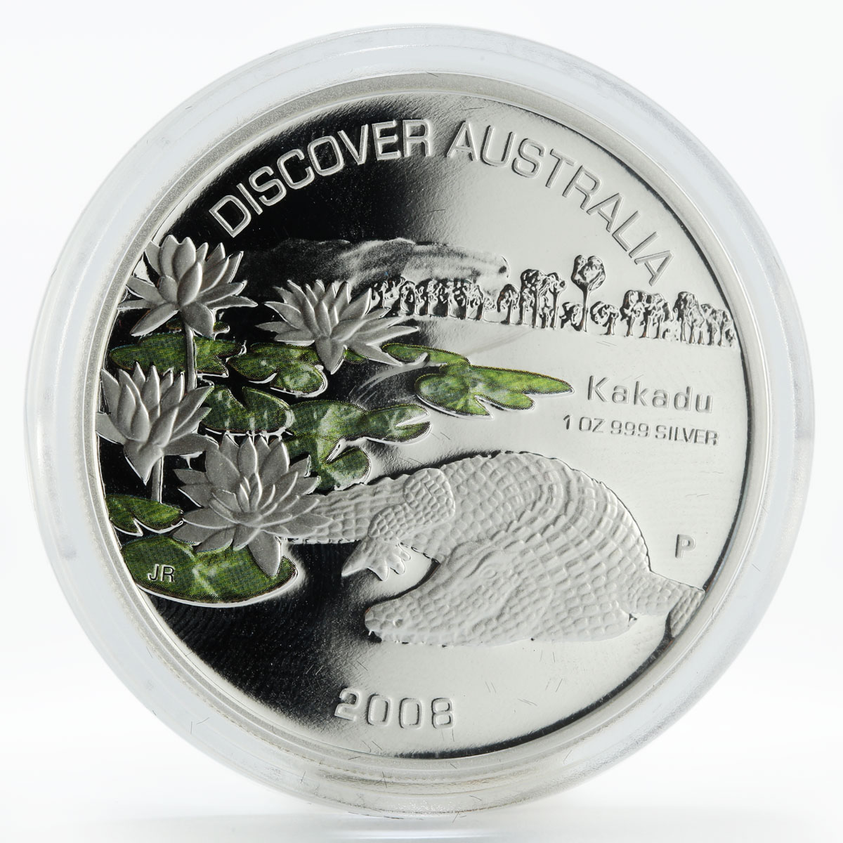 Australia set 5 coins Disciver Darvin Broome Kakadu Brisbane Hobart silver 2008