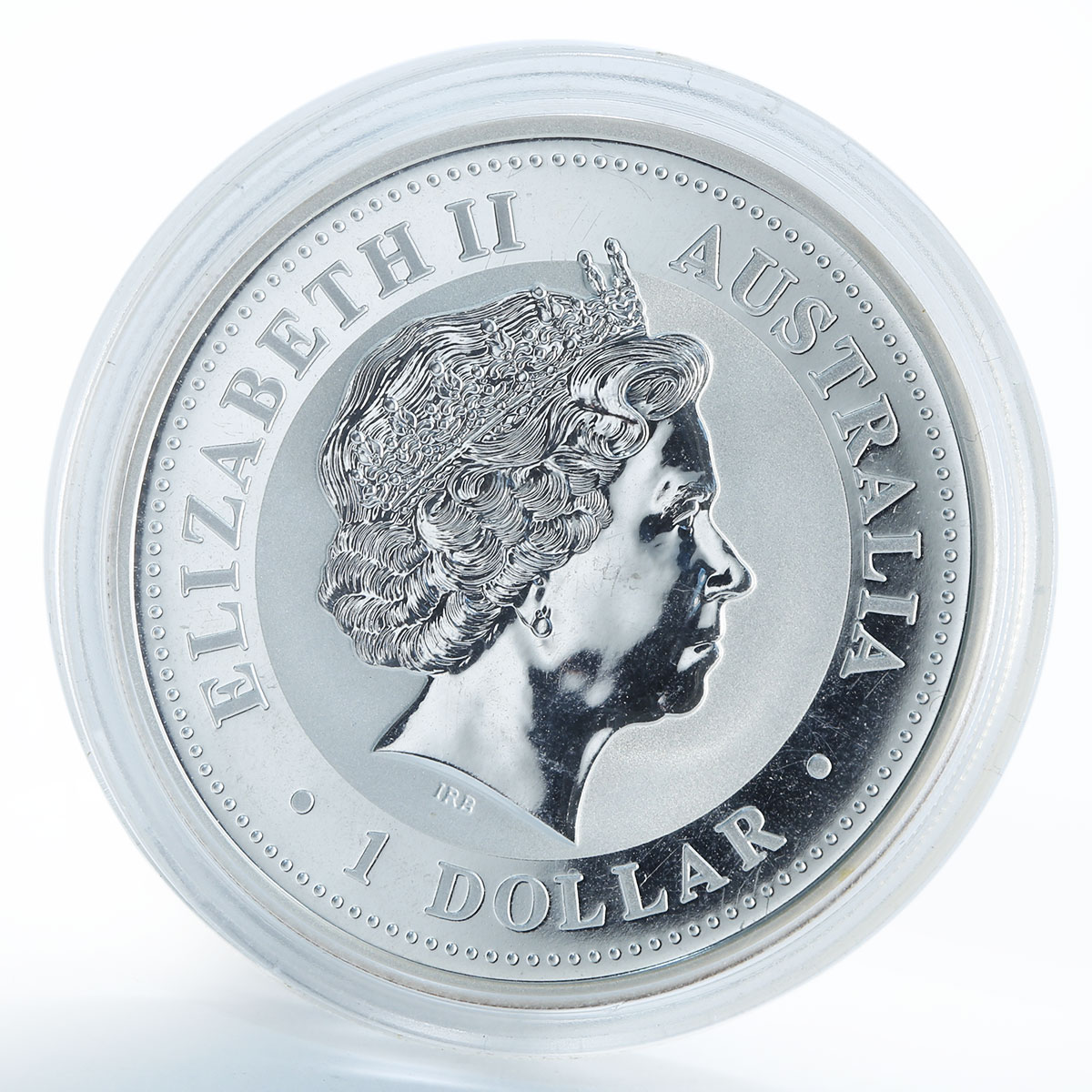 Australia 1 Dollar Year of the Goat 2003 1 Oz Silver Coin Lunar Series I