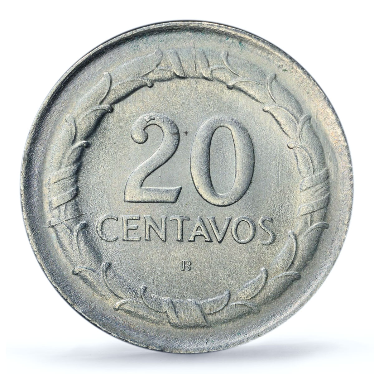 Colombia 20 centavos Regular Coinage Santander KM-208 MS64 PCGS silver coin 1945