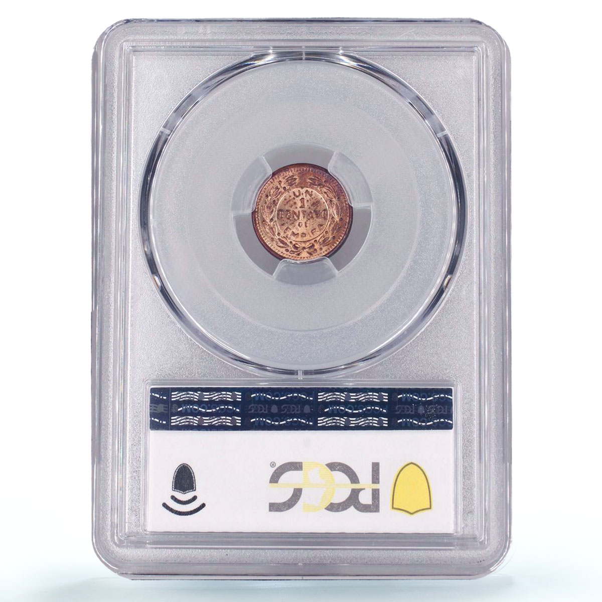 Honduras 1 centavo Regular Coinage Heavy Type KM-77.1 MS64 PCGS bronze coin 1935