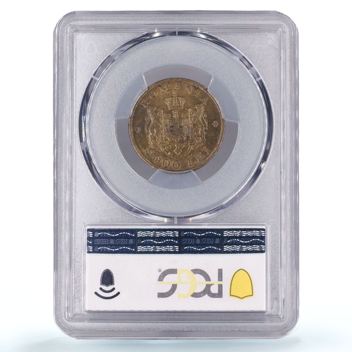 Romania 2000 lei Regular Coinage Mihai I KM-69 MS62 PCGS NiBrass coin 1946
