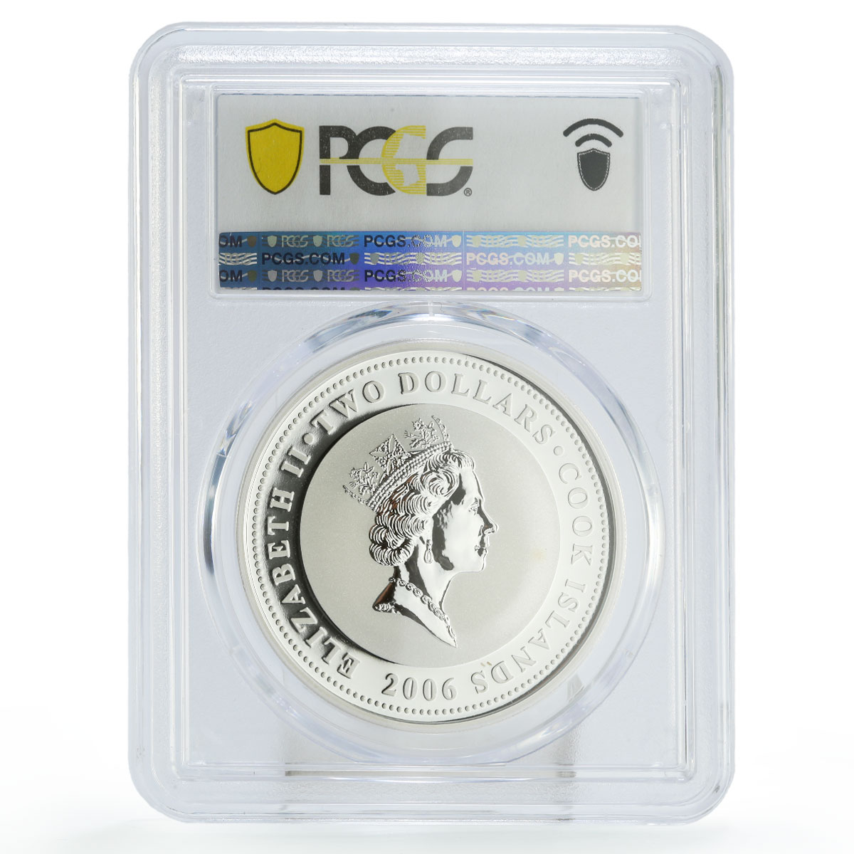Cook Islands 2 dollars Classic Cars Speedster Auburn 851 PL69 PCGS Ag coin 2006
