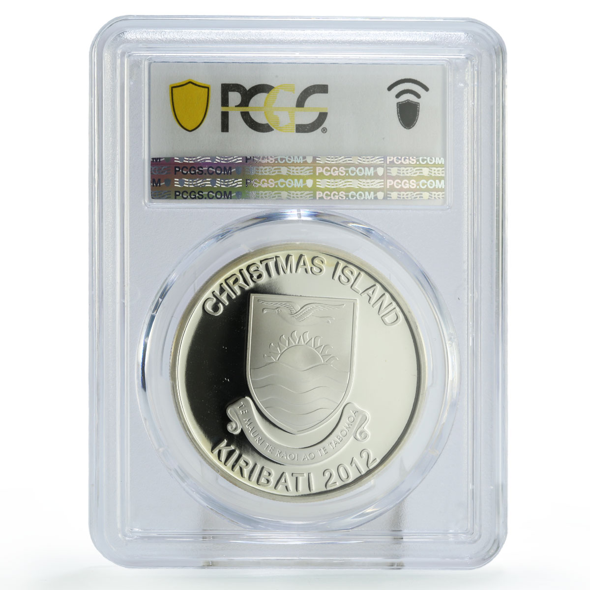Kiribati 10 dollars Christmas Silent Night Horse PR69 PCGS silver coin 2012