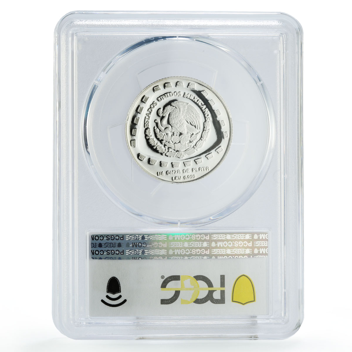 Mexico 1 peso Precolombina Jaguar Carving Sculpture PR69 PCGS silver coin 1998