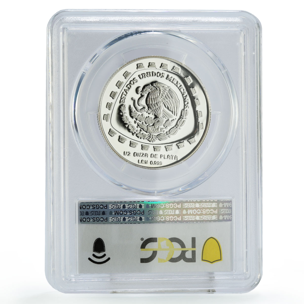 Mexico 2 pesos Precolombina Jaguar Carving Sculpture PR69 PCGS silver coin 1998