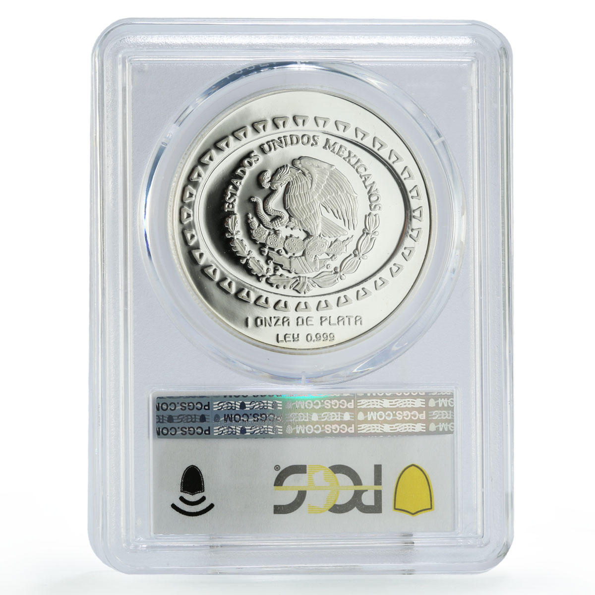 Mexico 5 pesos Precolombina Vasija Statue Sculpture PR69 PCGS silver coin 1997