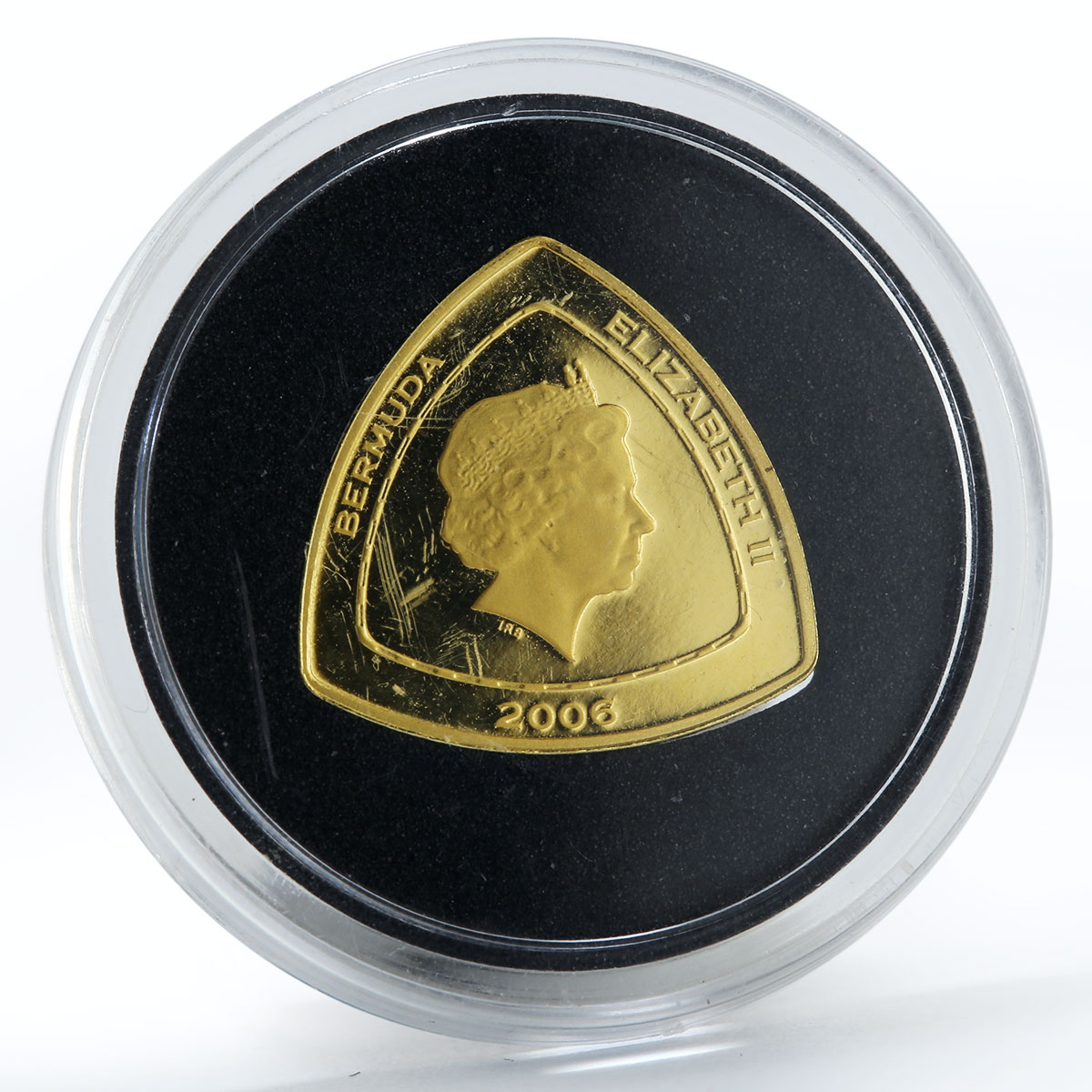 Bermuda 3 dollars The Mary Celestia gold proof coin 2006