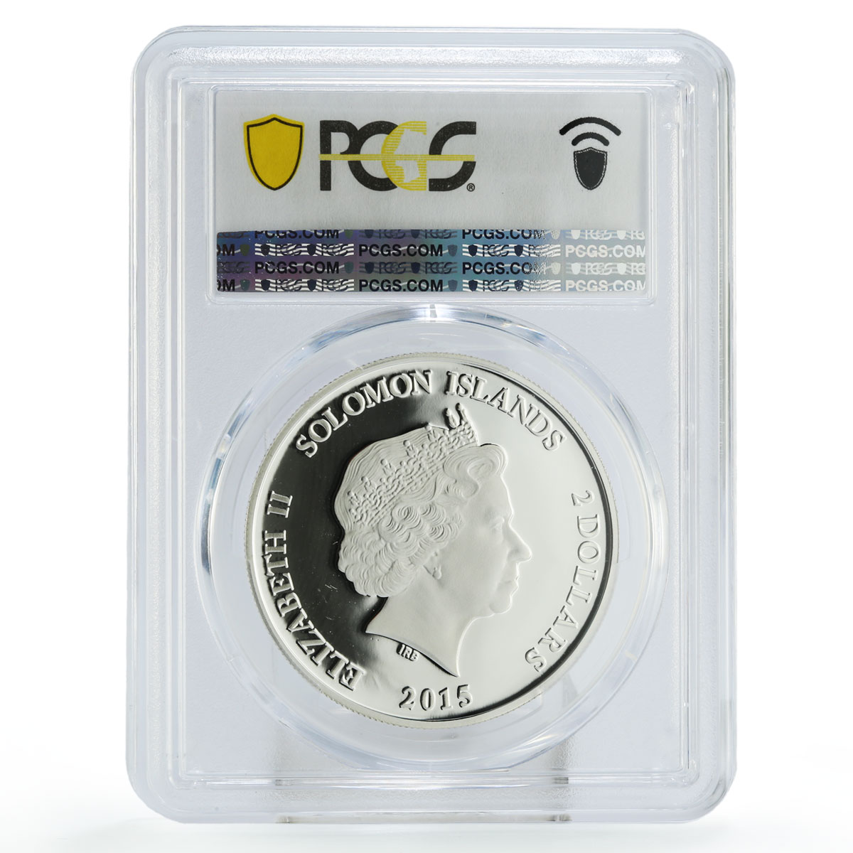 Solomon Islands 2 dollars Treasures Giza Pyramids PR69 PCGS silver coin 2015