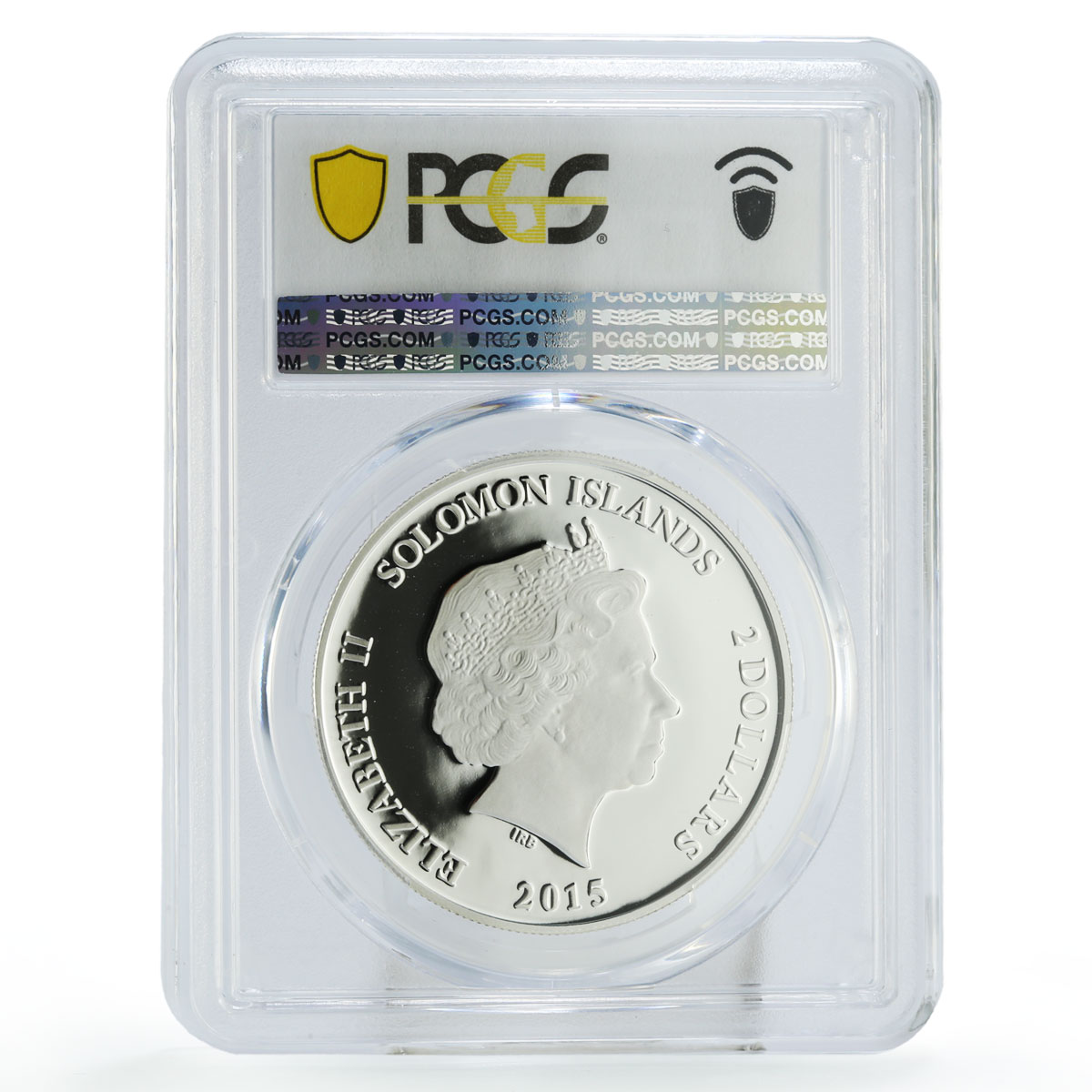 Solomon Islands 2 dollars Treasures Ramses Temple PR69 PCGS silver coin 2015