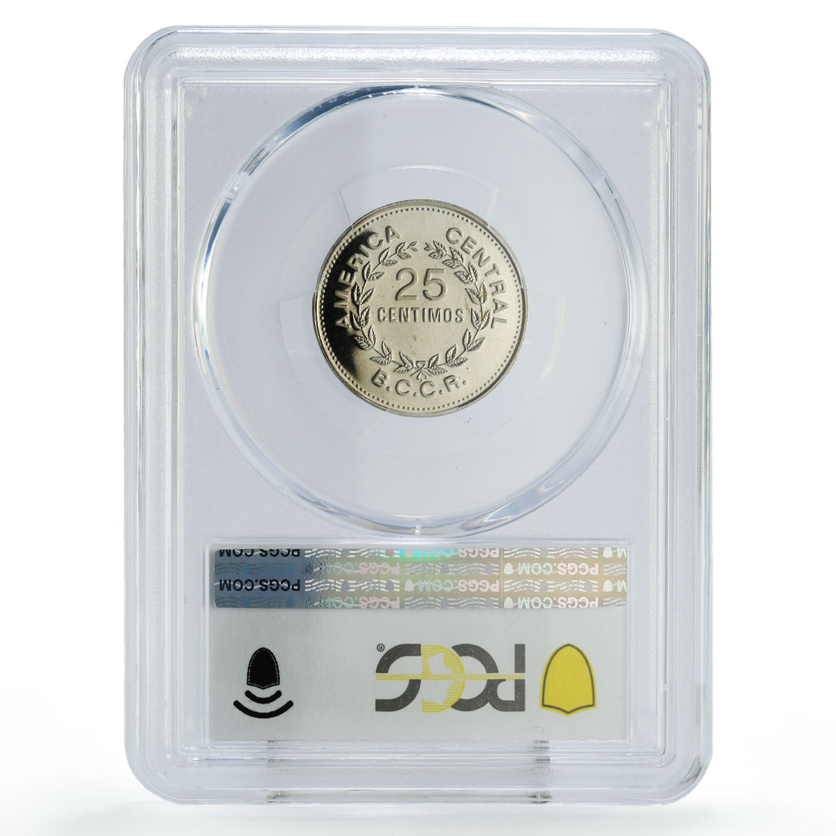 Costa Rica 25 centimos Regular Coinage BCCR KM-188 PR67 PCGS CuNi coin 1976