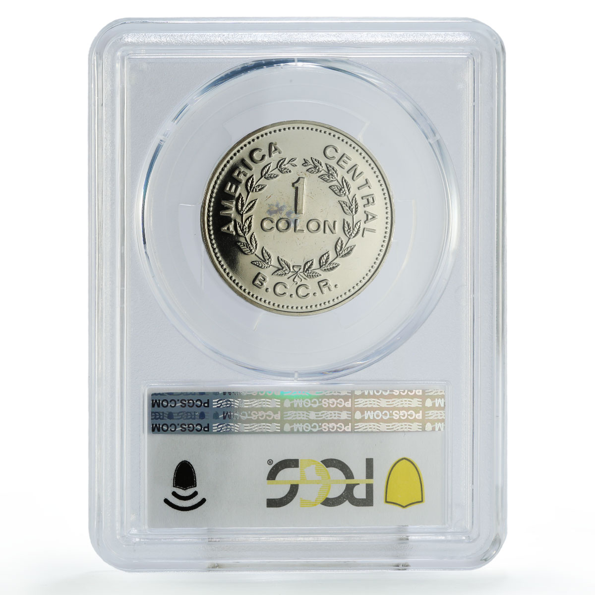 Costa Rica 1 colon Regular Coinage BCCR KM-186.4 PR67 PCGS CuNi coin 1976