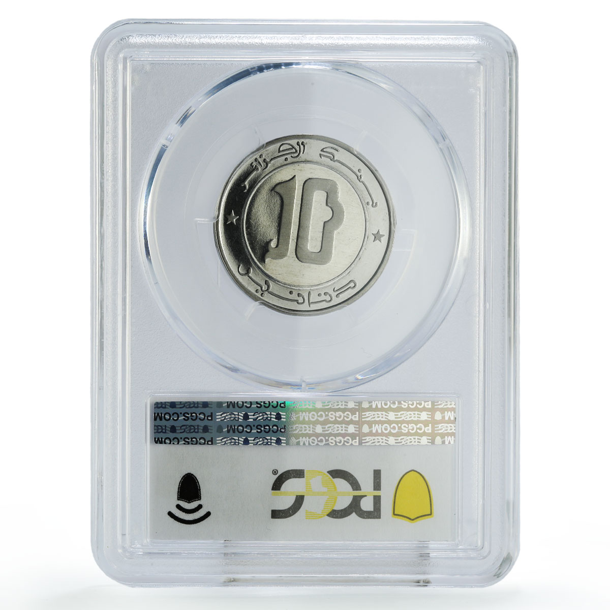 Algeria 10 dinars Regular Coinage Falcon Eagle Fauna PR65 PCGS bimetal coin 1992
