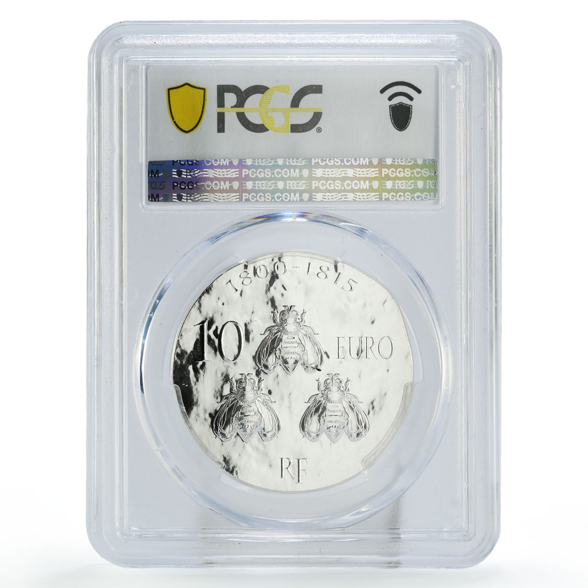 France 10 euro French Kings Napoleon I Three Bees PR67 PCGS silver coin 2014