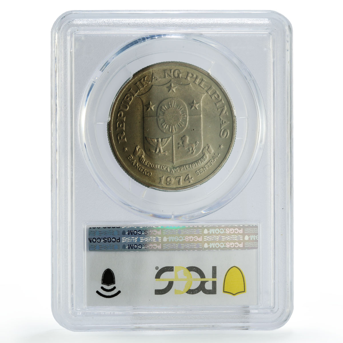 Philippines 1 piso Regular Coinage Jose Rizal KM-203 MS65 PCGS CuNi coin 1974
