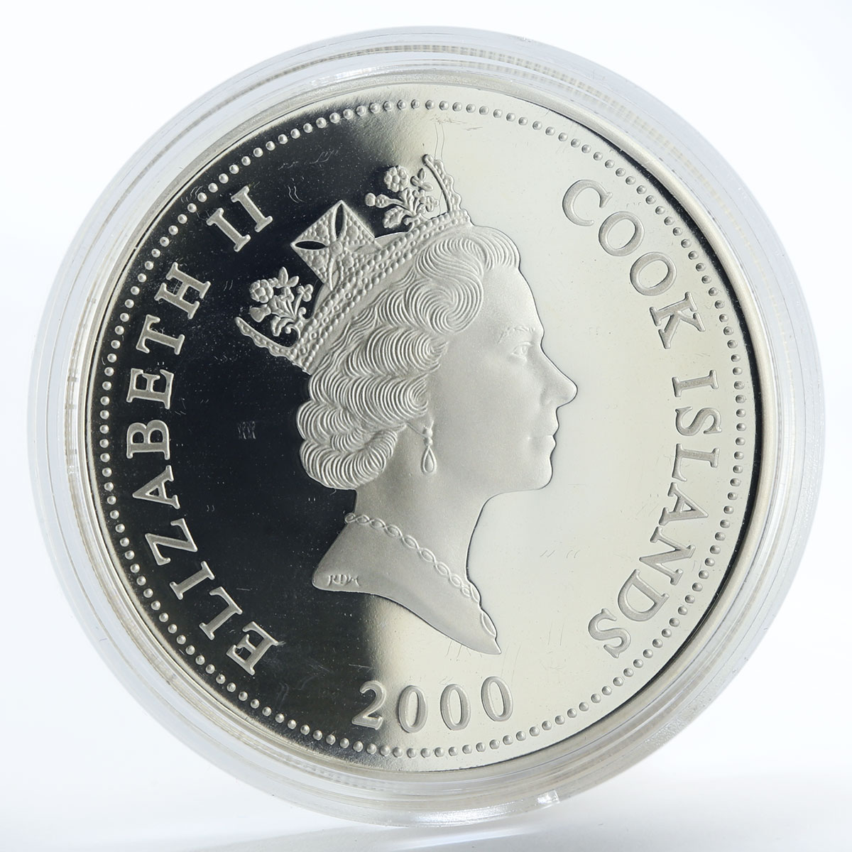 Cook Islands 1 dollar Cuckoo Wasp proof silver coin 2000