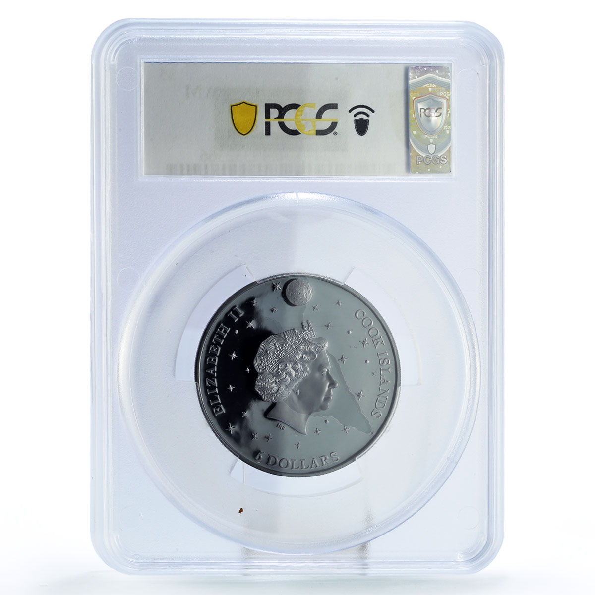Cook Islands 5 dollars Night Animals Eagle Owl Bird PR70 PCGS silver coin 2018
