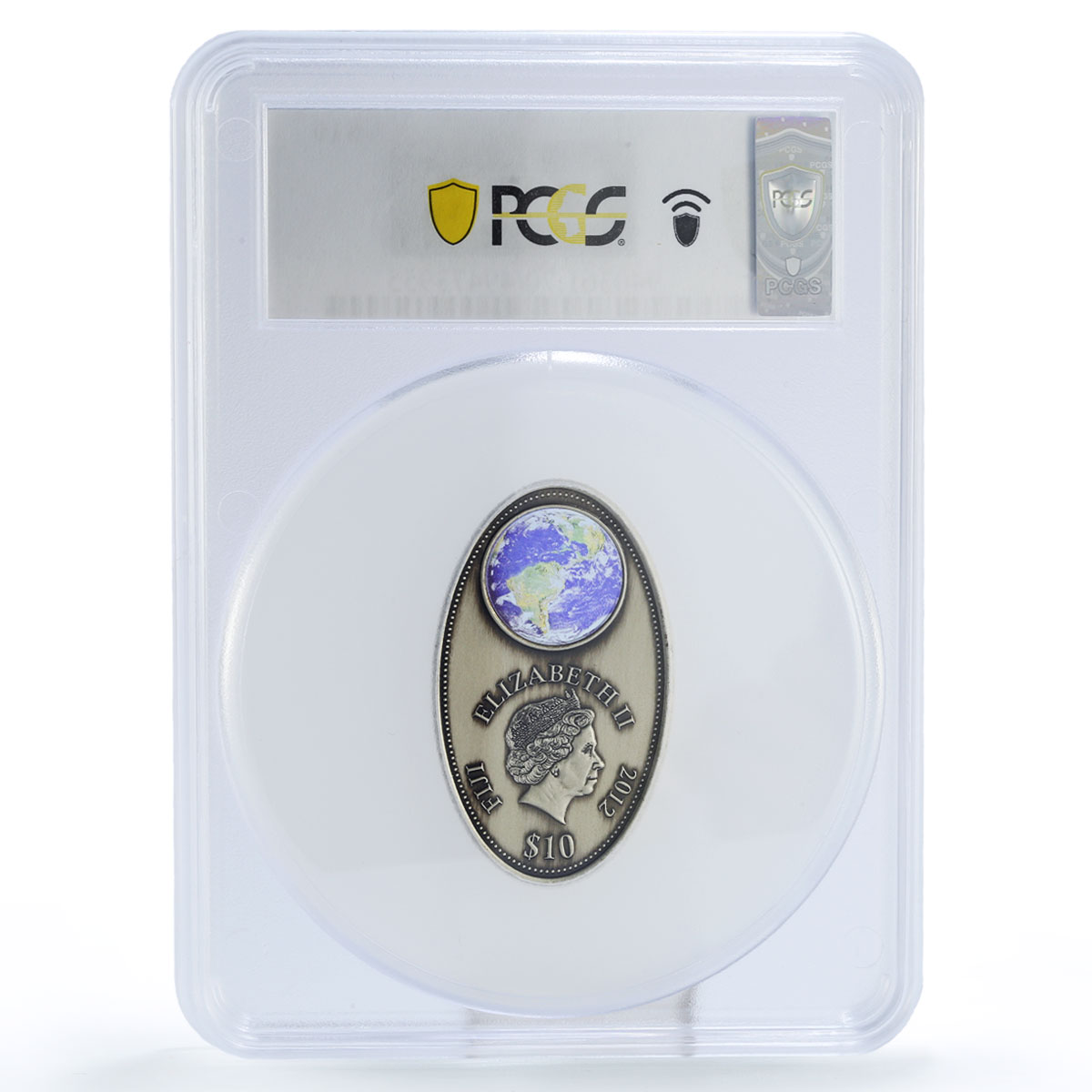 Fiji 10 dollars Apocalypse II Titan Atlas Mythology MS70 PCGS silver coin 2012