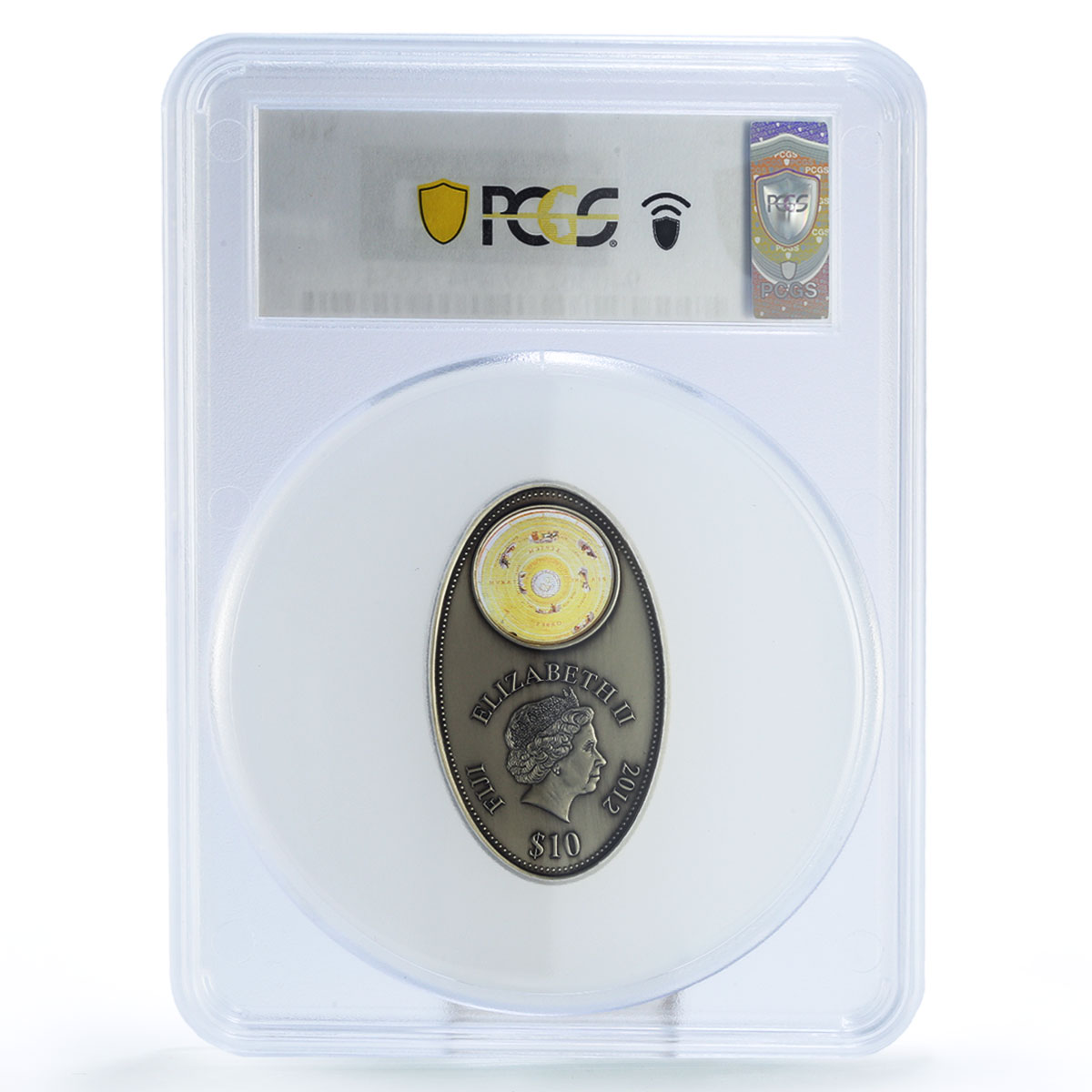 Fiji 10 dollars Apocalypse III Almagest Ptolemy MS69 PCGS silver coin 2012
