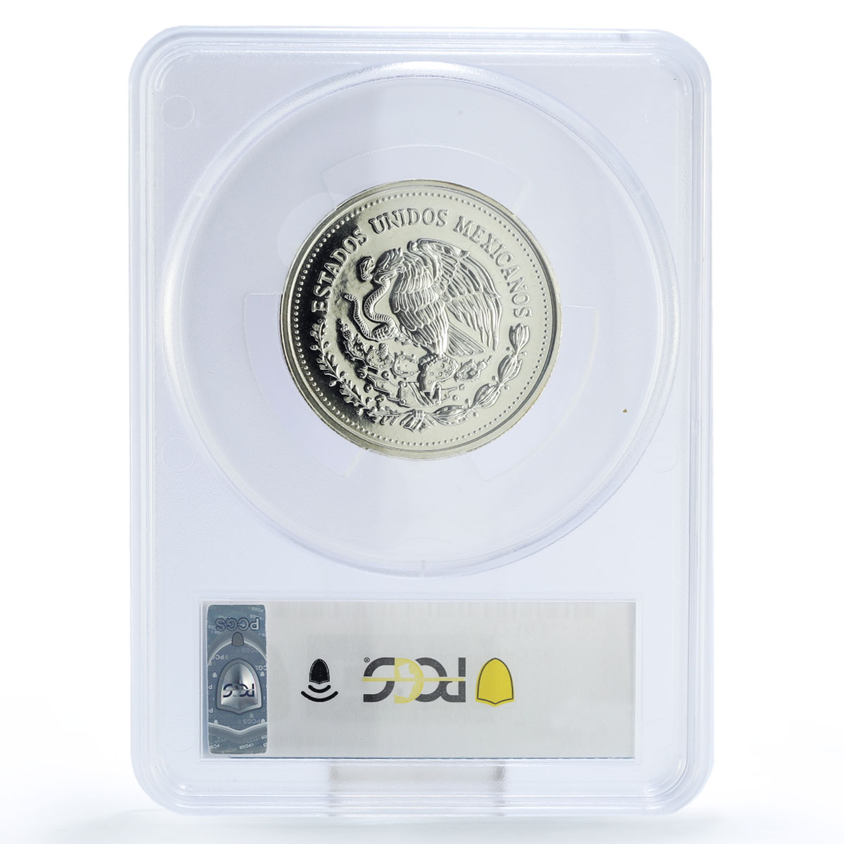 Mexico 200 pesos Football World Cup in Mexico MS67 PCGS 2 oz silver coin 1986