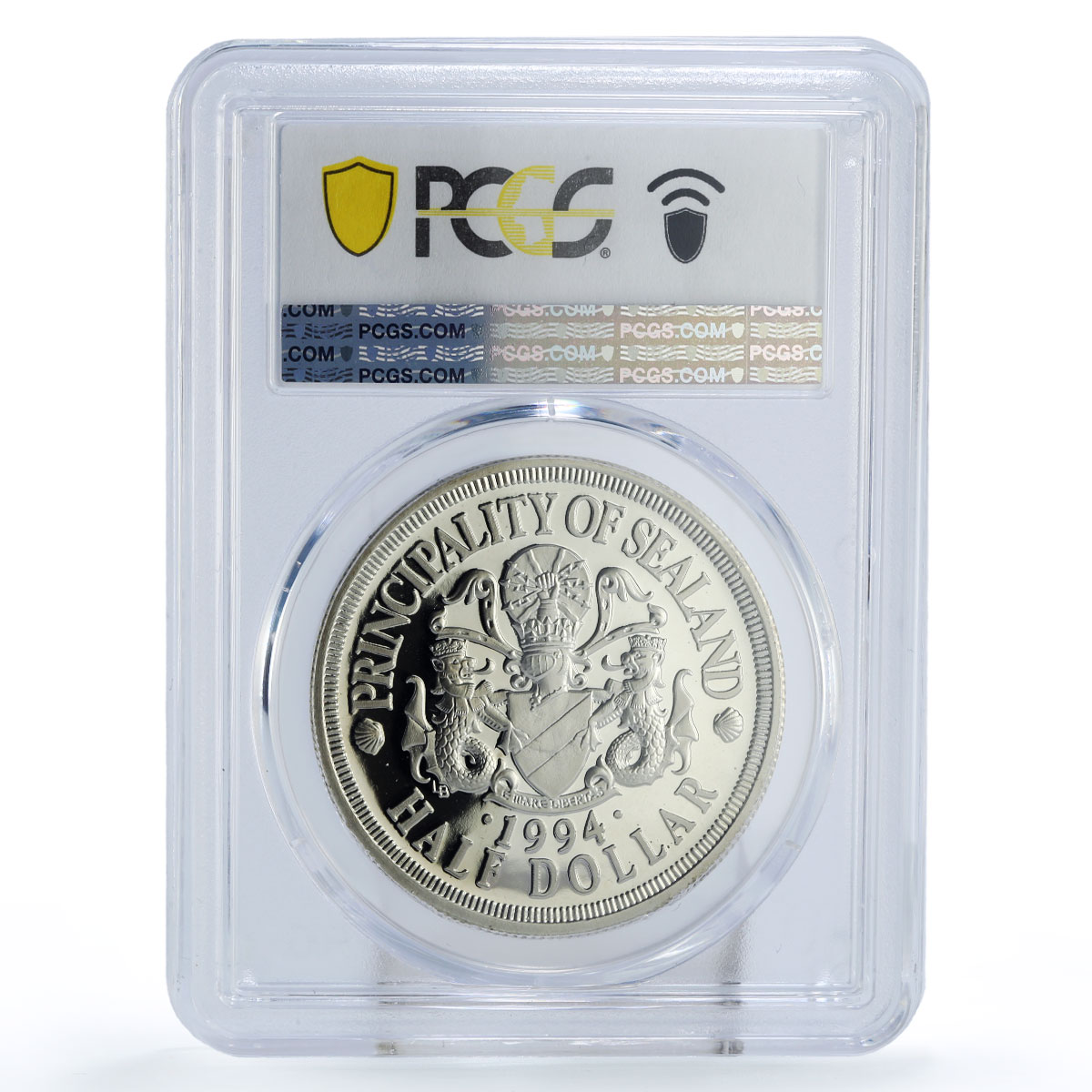Sealand 50 cents Sea Treasures Orca Whale Fauna X#8.1 PR68 PCGS CuNi coin 1994