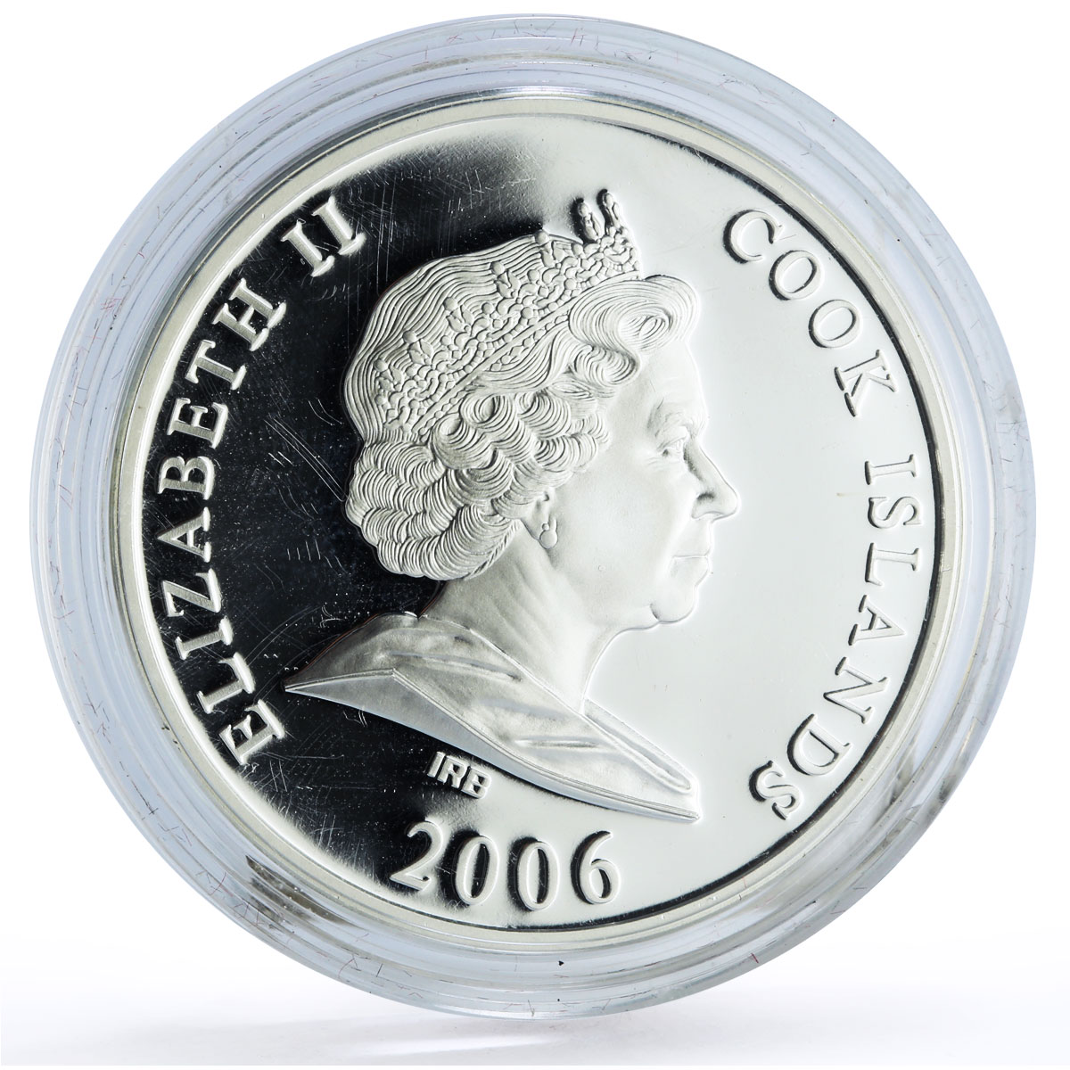 Cook Islands 10 dollars United States Liberty Statue Monuments silver coin 2006