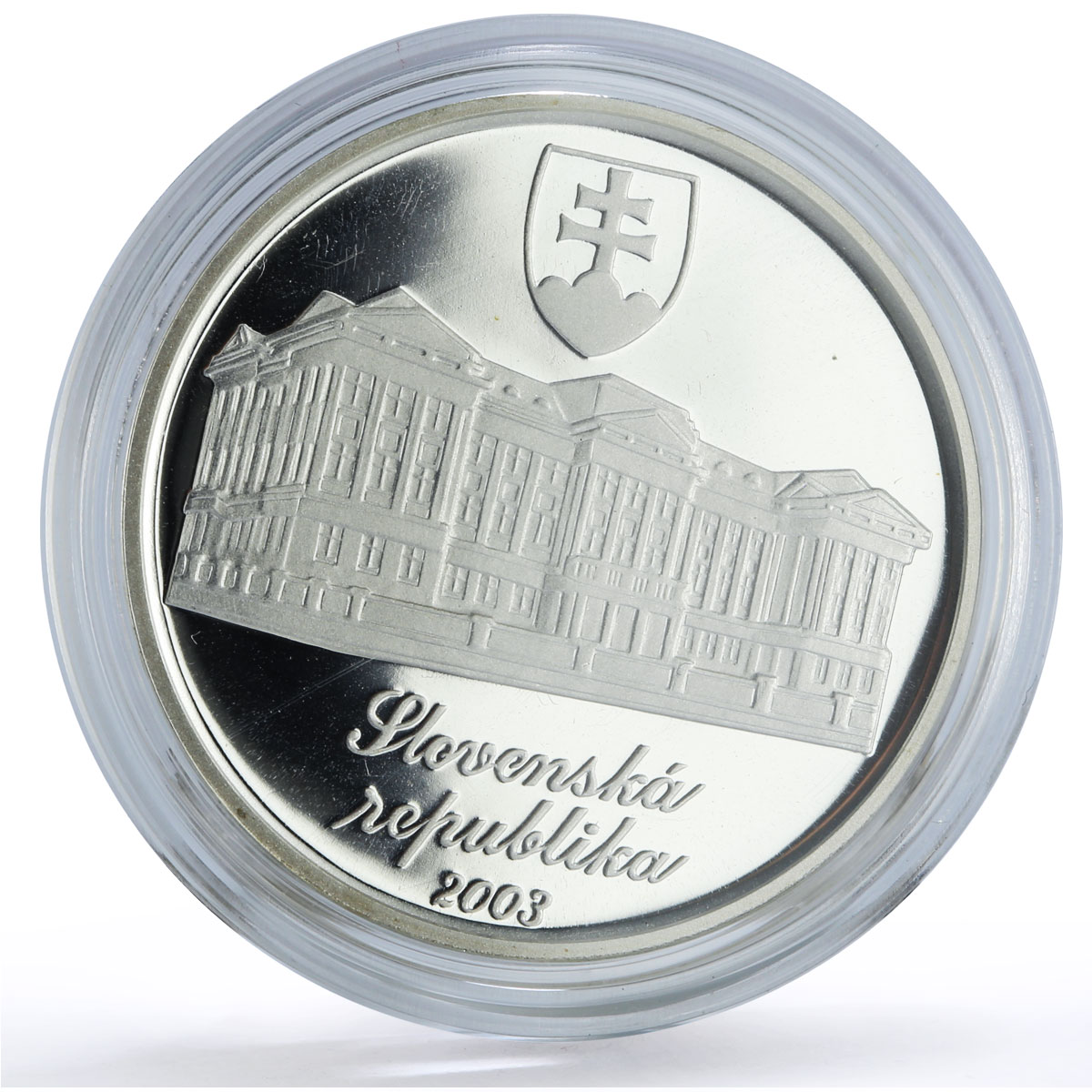 Slovakia 200 korun Linguist Josef Skultety Science proof silver coin 2003