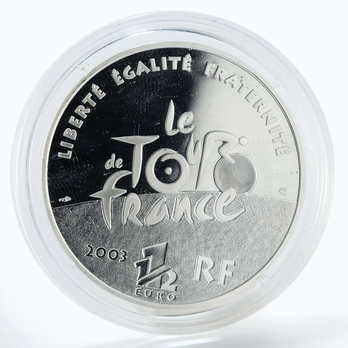 France set of 5 coins The Tour De France silver 1903-2003