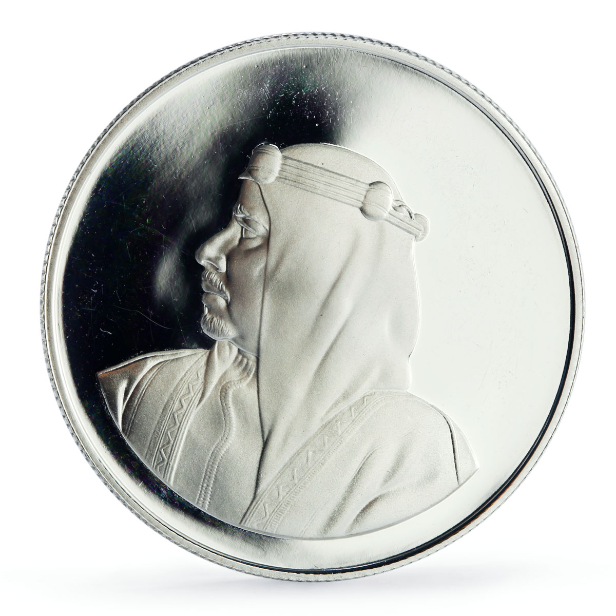 Bahrain 5 dinars UNICEF Save the Children Child Year proof silver coin 1990