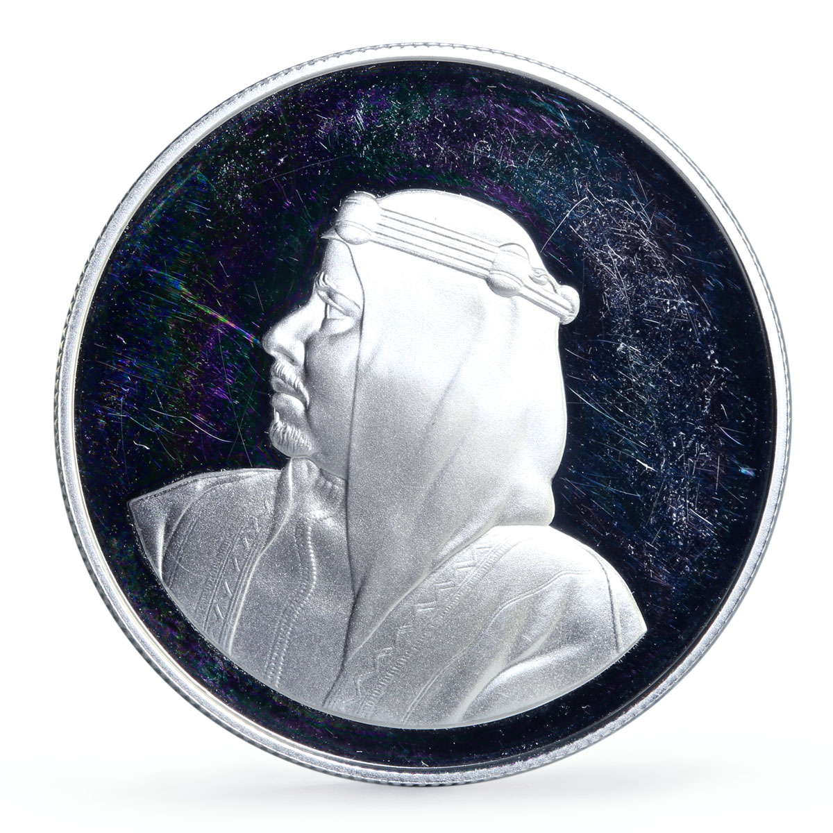 Bahrain 5 dinars UNICEF Save the Children Child Year proof silver coin 1990