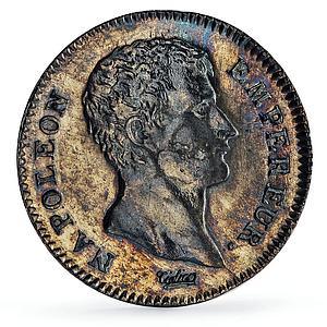 France 1 franc Republic Napoleon I Coinage Paris Mint KM-656 silver coin 1805