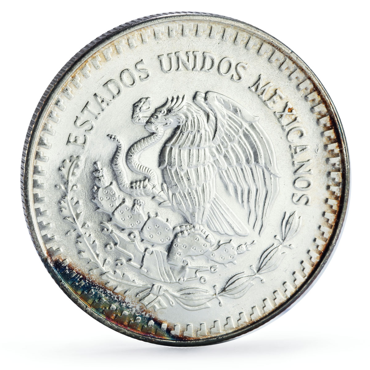 Mexico 1 onza Libertad Angel of Independence silver coin 1990