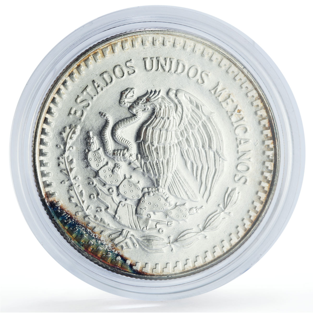 Mexico 1 onza Libertad Angel of Independence silver coin 1990