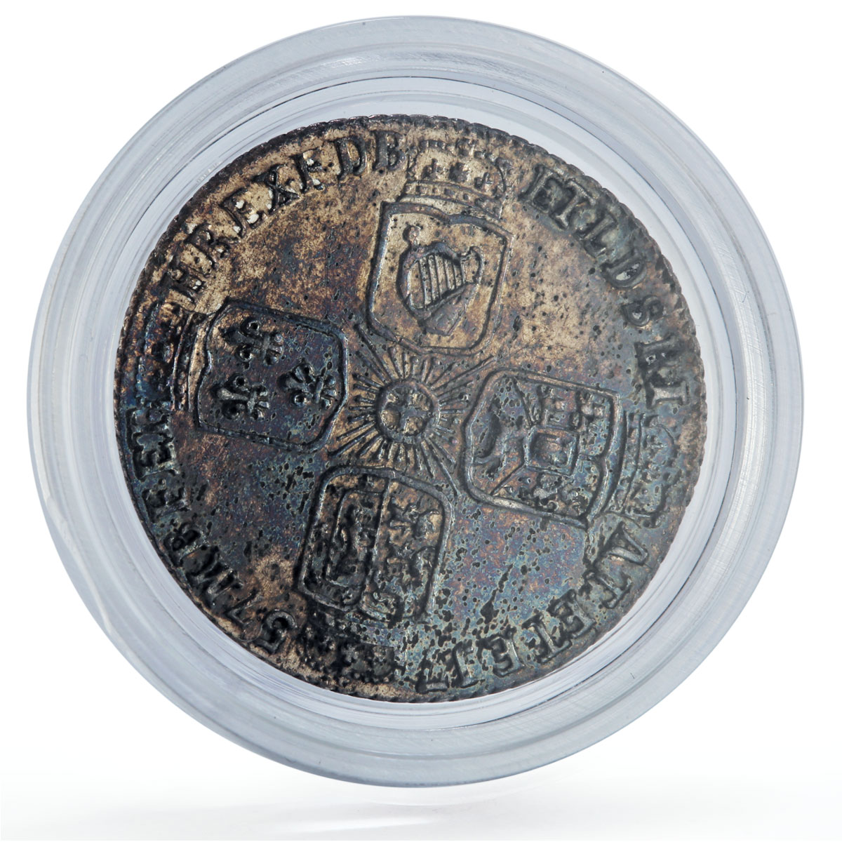 Great Britain 6 pence King George II Coinage Old Bust KM-582 silver coin 1757
