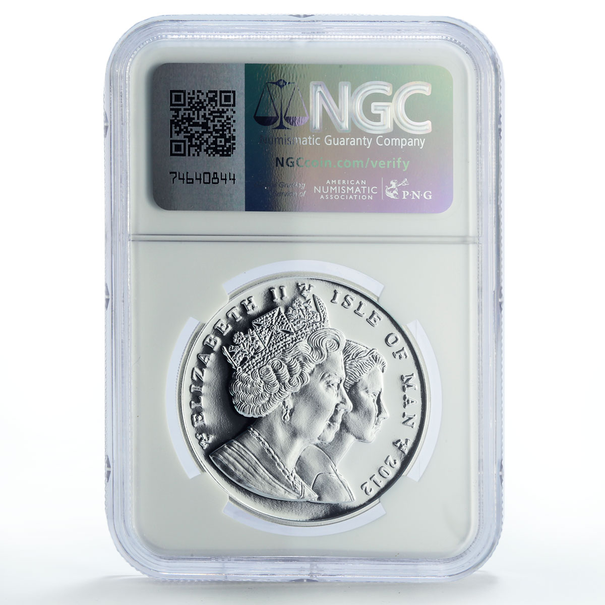 Isle of Man 1 crown Cat Crowns Manx 20th Anniversary PF69 NGC silver coin 2012