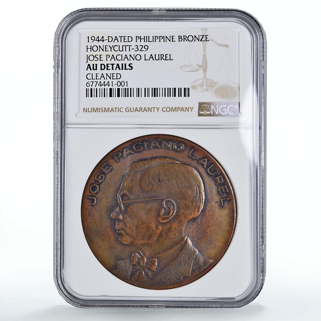 Philippines Japanese Occupation Jose Laurel Politics AU NGC bronze medal 1944
