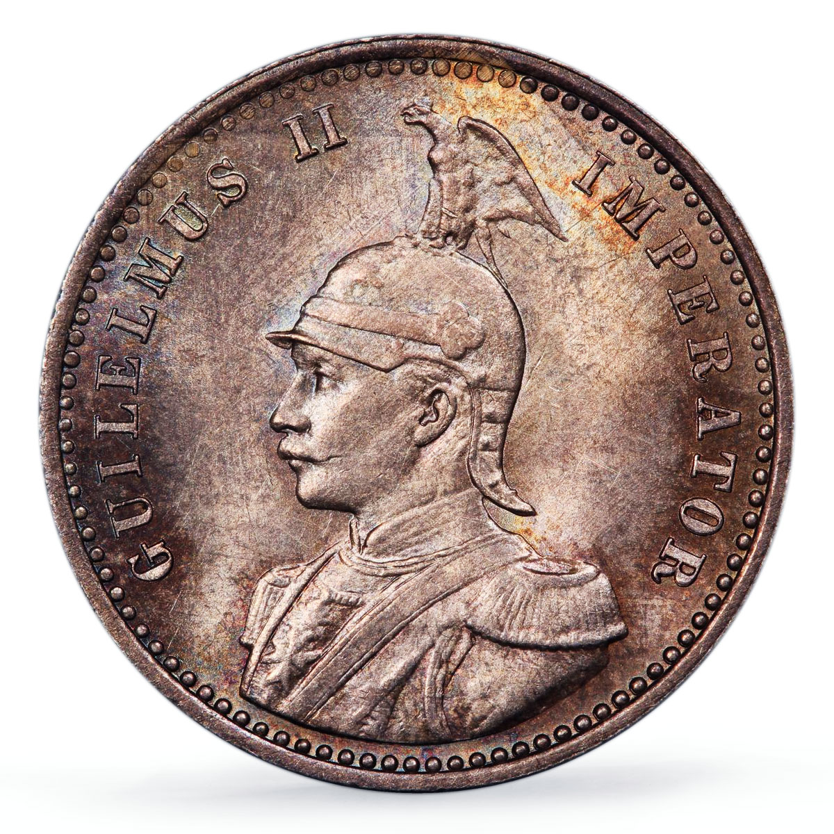 Germany East Africa 1/4 rupees King Wilhelm William I MS64 PCGS silver coin 1898