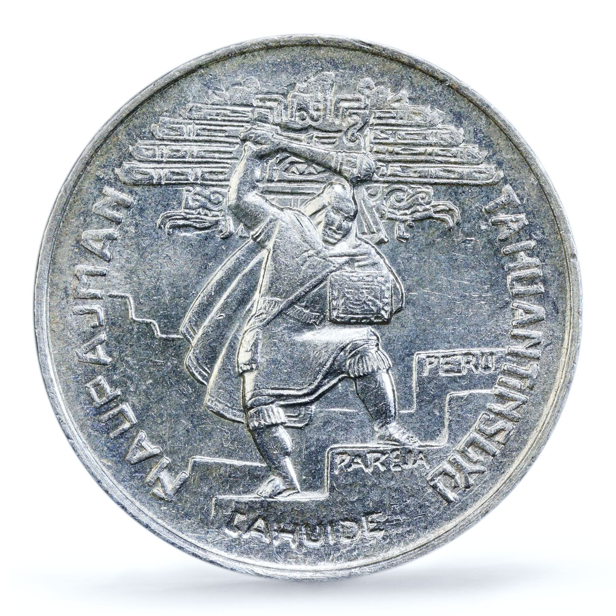 Peru 1 sol Republic Coinage National Defence Indian MS64 PCGS silver coin 1932
