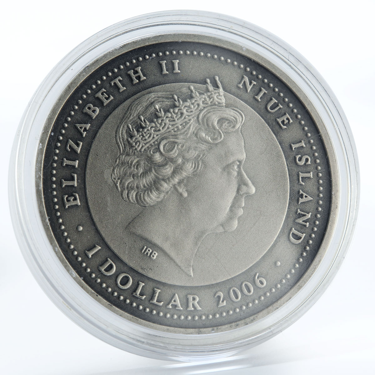 Niue 1 dollar Year of the Pig silver coin 2006